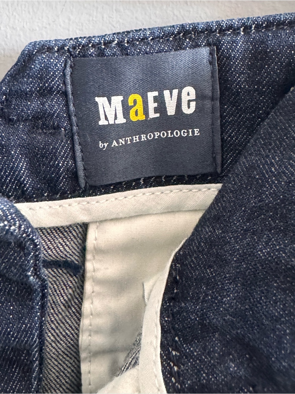 Maeve Anthropologie Size 31 Pleated Wide Leg Cropped Denim Pants - Picture 2 of 6